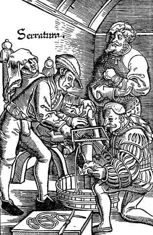 Рис 33 Первое изображение ампутации из учебника хирургии 1517 г Еще во - фото 38