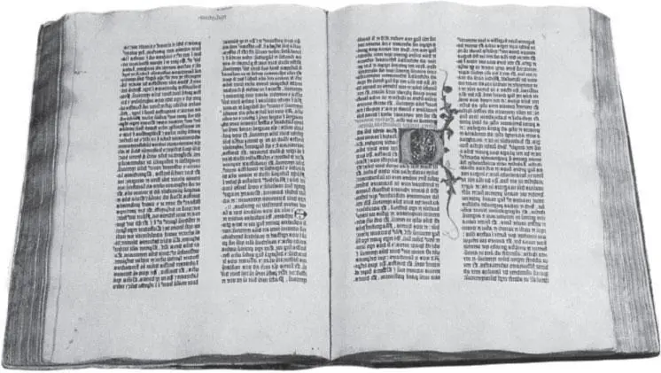 Первая 42строчная Библия отпечатанная И Гутенбергом 1445 г Целая книга - фото 76
