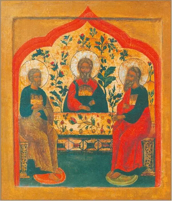 Лоно Авраамово XVIII в В XII в украшена была многоразличными иконами - фото 4