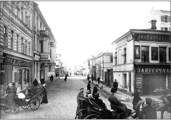 Переулок Сивцев Вражек от Пречистенского бульвара Фото 1913 г В 1890х гг - фото 47