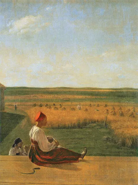 АЛЕКСЕЙ ВЕНЕЦИАНОВ На жатве Лето Середина 1820х Государственная - фото 150