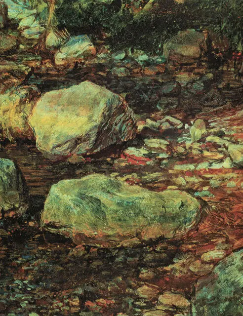 АЛЕКСАНДР ИВАНОВ Вода и камни под Палаццуоло близ Флоренции Фрагмент - фото 178