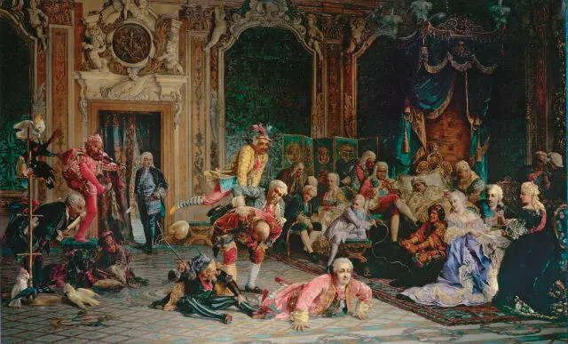 ВАЛЕРИЙ ЯКОБИ Шуты при дворе императрицы Анны Иоанновны 1872 Государственная - фото 195