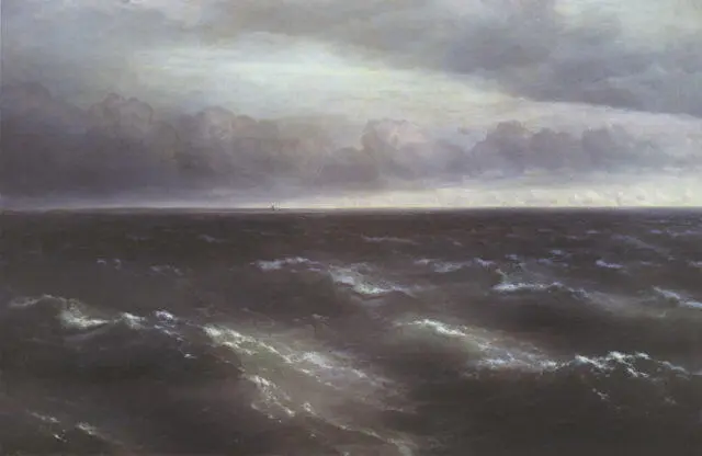ИВАН АЙВАЗОВСКИЙ Черное море 1881 Государственная Третьяковская галерея - фото 218