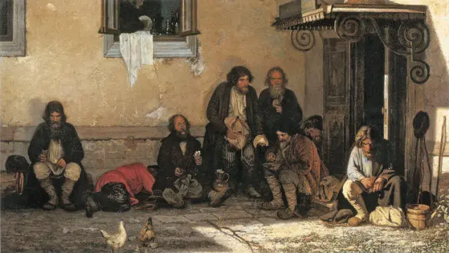 ГРИГОРИЙ МЯСОЕДОВ Земство обедает 1872 Государственная Третьяковская - фото 260
