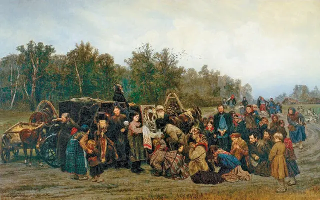 КОНСТАНТИН САВИЦКИЙ Встреча иконы 1878 Государственная Третьяковская - фото 261
