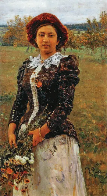 ИЛЬЯ РЕПИН Осенний букет 1892 Государственная Третьяковская галерея Москва - фото 291