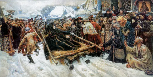 ВАСИЛИЙ СУРИКОВ Боярыня Морозова 1887 Государственная Третьяковская галерея - фото 295