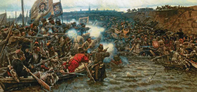 ВАСИЛИЙ СУРИКОВ Покорение Сибири Ермаком 1895 Государственный Русский музей - фото 297