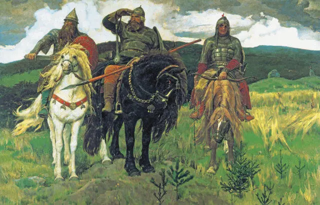 ВИКТОР ВАСНЕЦОВ Богатыри 1898 Государственная Третьяковская галерея Москва - фото 307