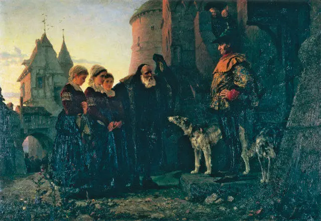 ВАСИЛИЙ ПОЛЕНОВ Право господина 1874 Государственная Третьяковская галерея - фото 328