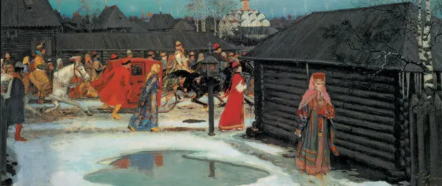 АНДРЕЙ РЯБУШКИН Свадебный поезд в Москве XVII столетие 1901 - фото 388