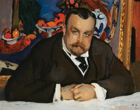 ВАЛЕНТИН СЕРОВ Портрет И А Морозова 1910 Темпера Государственная - фото 418