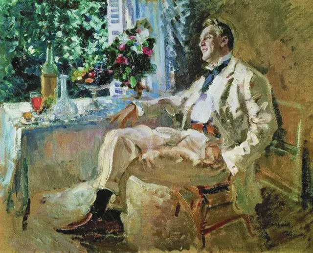 КОНСТАНТИН КОРОВИН Портрет Ф И Шаляпина 1911 Государственный Русский - фото 430
