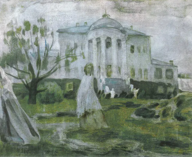 ВИКТОР БОРИСОВМУСАТОВ Призраки 1901 Холст темпера Государственная - фото 476