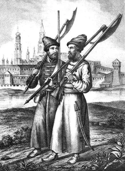 Рис 20 Стрельцы в 1613 г По АВ Висковатову 1899 г Рис 21 Те самые - фото 24