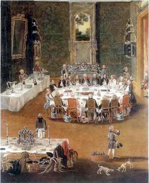 Неизвестный художник XVIII в Стол графа фон Сальма Вольфганг Хаймбах На - фото 13