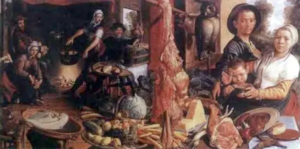 Питер Артсен На кухне 1560 Ян Вермеер Молочница 1658 - фото 15