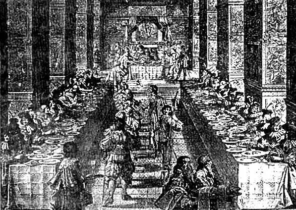 Свадебный пир Гравюра Мартина ван Мейтенса 1736 Стекольщики тоже не - фото 44