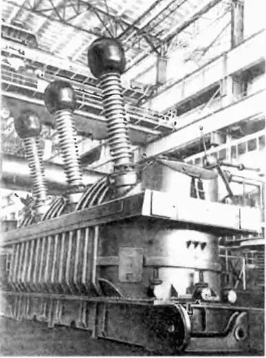 Рис 629 Блочный трехфазный трансформатор мощностью 630 MBА на напряжение - фото 100