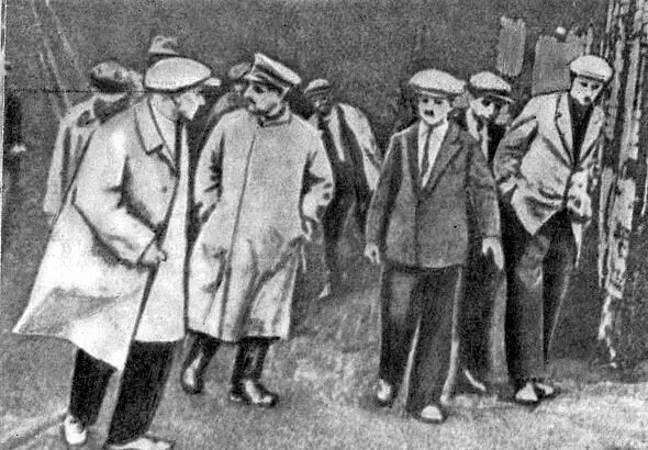 С Орджоникидзе и И Тевосян на Челябинском ферросплавном заводе 1933 г - фото 35