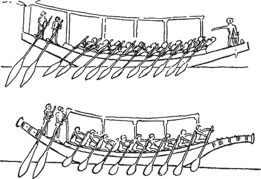 Рис 3 Египетские лодки Около 3000 г до н э Пока мы рассматривали лодки - фото 3