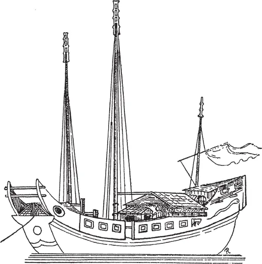 Рис 5 Китайская джонка С рисунка 1825 г Это очень смелое заявление - фото 5