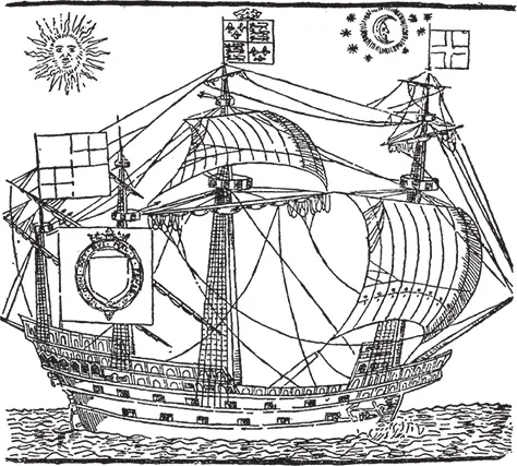 Рис 89 Английское судно 1574 г Рис 90 Испанское судно 1592 г Рис - фото 89
