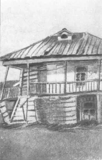 Пугачевский дворец в г Уральске Рисунок В Г Короленко 1900 года - фото 42
