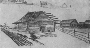 Шалаш в селе Старый Мултан где якобы совершилось жертвоприношение Рисунок В - фото 46