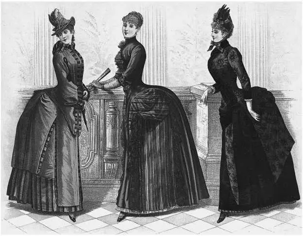 ВИКТОРИАНСКИЕ ТУРНЮРЫ ФОТО Strawbridge Clothiers Quarterly зима 18851886 - фото 112