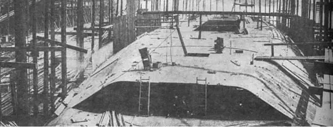 Корпус броненосца Кашима на стапеле Август 1904 г Испытания корабля - фото 65