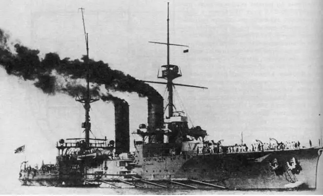 Броненосец Икома Броненосец Курама 21 октября 1907 г в Йокосука в - фото 76