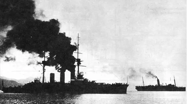 Броненосец Ибуки у берегов Австралии 16 октября 1914 г Броненосец - фото 84