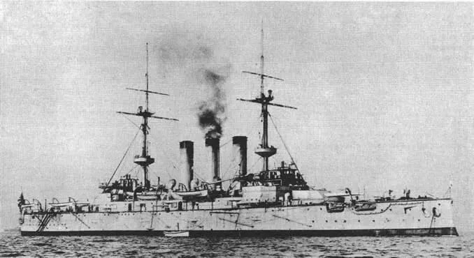 Броненосец Хацусе 1901 г Ранее принимавший участие в стычках с русской - фото 38