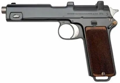 Предпроизводственный экземпляр Steyr Hahn Пистолет Pistole 12o под патрон - фото 4