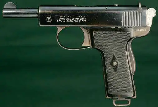Webley Scott Model 1909 калибр 9mm Browning Long Webley Scott Model 1910 - фото 66