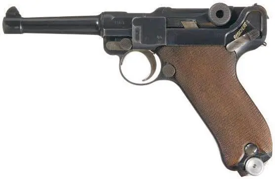 Pistole Parabellum P08 выпуска 1913 года Для вооружения германской армии - фото 85