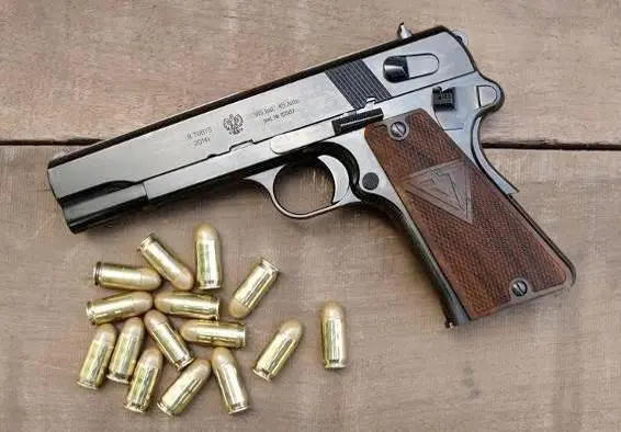 Пистолет VIS 35 Ришарда Тобиса и патроны 45 ACP В 2014 году высококлассный - фото 274