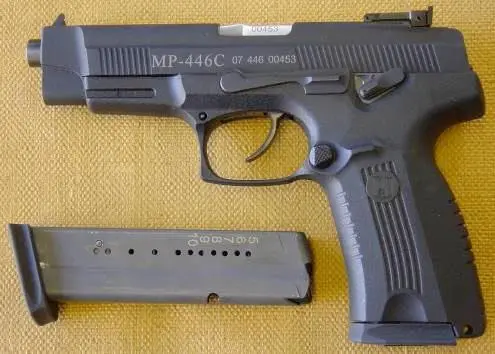 MP446 Викинг создан на основе пистолета ПЯ для экспорта Главное отличие - фото 324