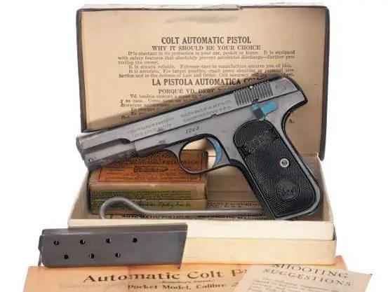 Colt Model 1903 Pocket Hammerless Первый и второй варианты пистолета Type I и - фото 352