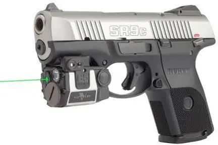 Ruger SR9c с прицельным блоком Viridian laser Пистолет SR9c был разработан на - фото 448