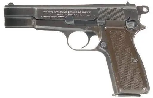 Бельгийский 9мм пистолет FN Browning High Power с УСМ одинарного действия - фото 619