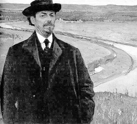 М Нестеров Автопортрет 1915 г Именно это время отражено в картине - фото 66