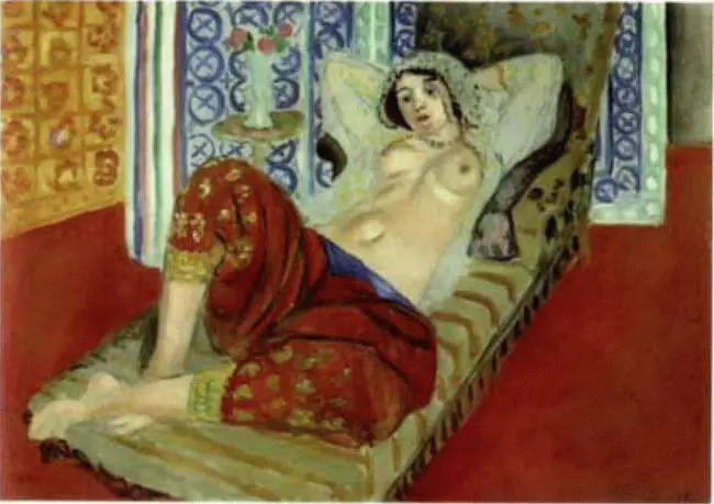 Одалиска в красных шароварах 1921 г ПарижЦентр Помпиду Декоративная - фото 56