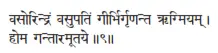 vasorindraṁ vasupatiṁ gīrbhirgṛṇanta ṛgmiyam ǀ homa gantāramūtaye ǁ 9 - фото 187