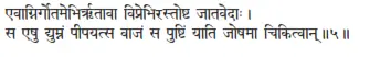 evāgnirgotamebhirṛtāvā viprebhirastoṣṭa jātavedāḥ ǀ sa eṣu dyumnaṁ pīpayat sa - фото 26