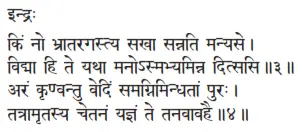 indraḥ kiṁ no bhrātaragastya sakhā sannati manyase ǀ vidmā hi te yathā mano - фото 4
