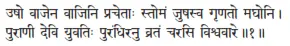 uṣo vājena vājini pracetāḥ stomaṁ juṣasva gṛṇato maghoni ǀ purāṇī devi - фото 32