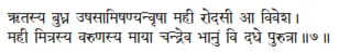 ṛtasya budhna uṣasāmiṣaṇyanvṛṣā mahī rodasī ā viveśa ǀ mahī mitrasya - фото 38
